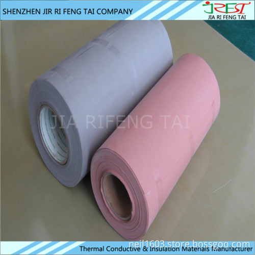 Thermal conductive electrical insulation silicone coated fiberglass cloth